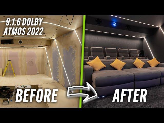 INCREDIBLE HOME CINEMA TOUR AND TRANSFORMATION 2022 (Insane Dolby Atmos 9.1.6)