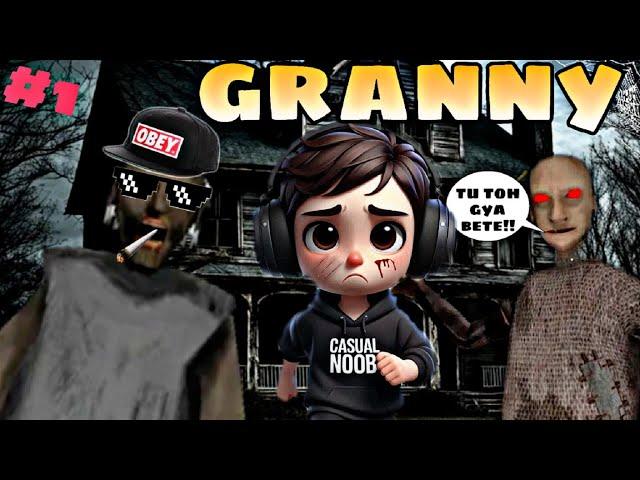 granny chapter 2 horror gameplay | casual noob | funny gameplay