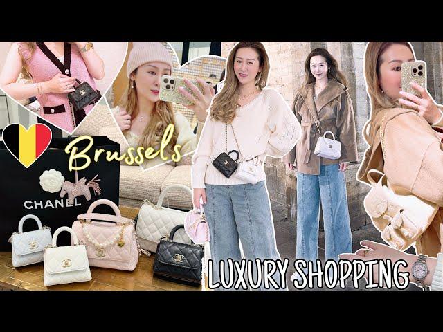 LUXURY SHOPPING IN BRUSSELS  HELP ME CHOOSE A NEW BAG! CHANEL, LOUIS VUITTON & ROLEX  LINDIESS