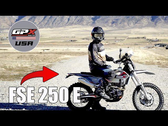 I Bought a CHINESE Dirtbike!  Retail: $4,500! (GPX MOTO FSE 250E)