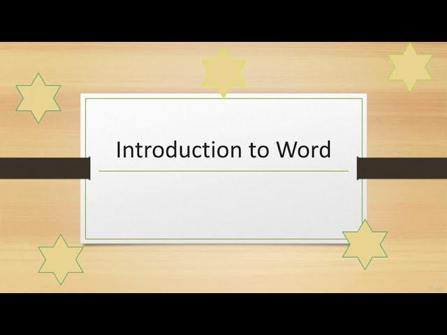 1. Introduction to Word | Become a Pro MS Word user