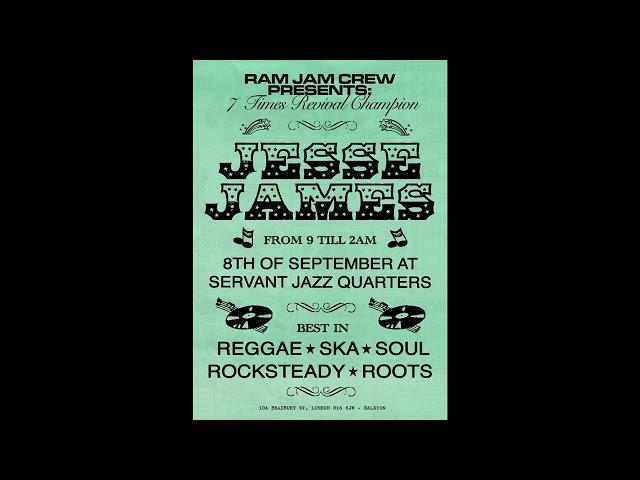 Ram Jam presents Jesse James @ SJQ 08/09/23