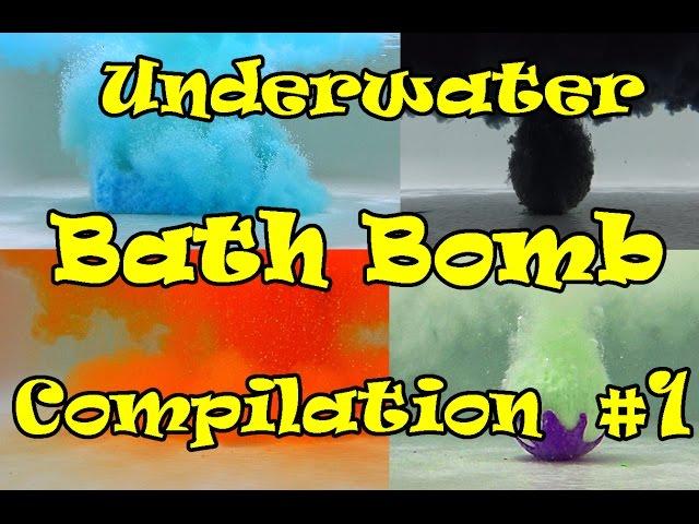 xpurr Bath Bomb Underwater Compilation #1     asmr Relaxation!