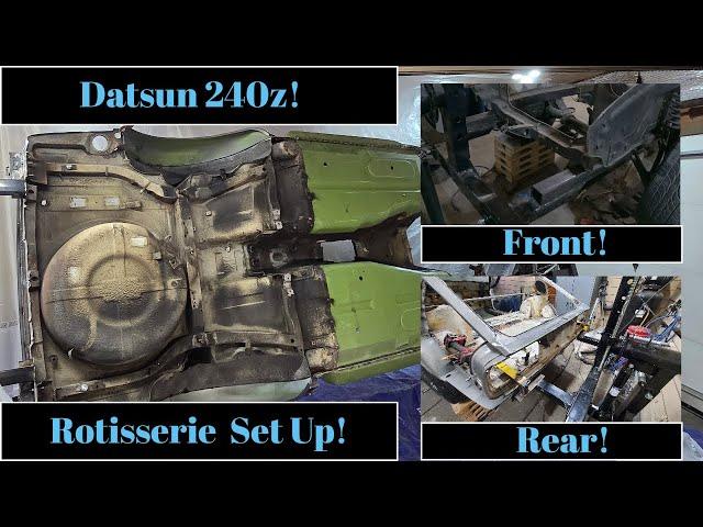 Datsun 240z Rotisserie Set Up