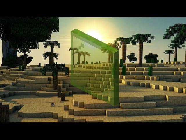 Green Stained Glass Pane Speedrun #minecraft #speedrun #gaming