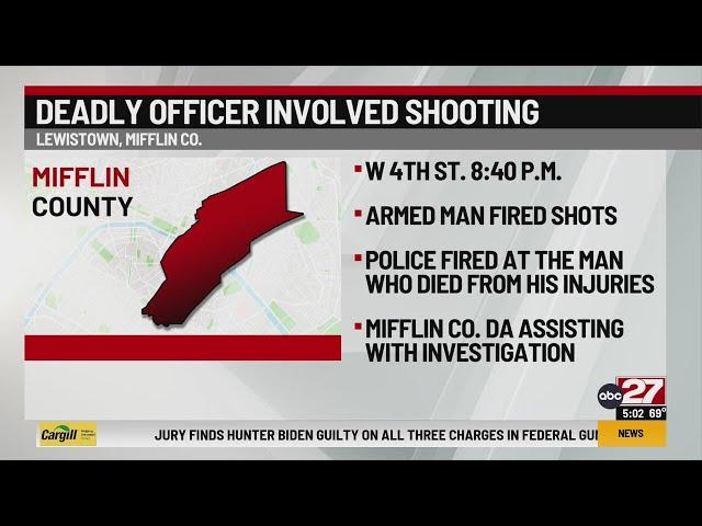 State Police investigating fatal officer-involved shooting in Mifflin County