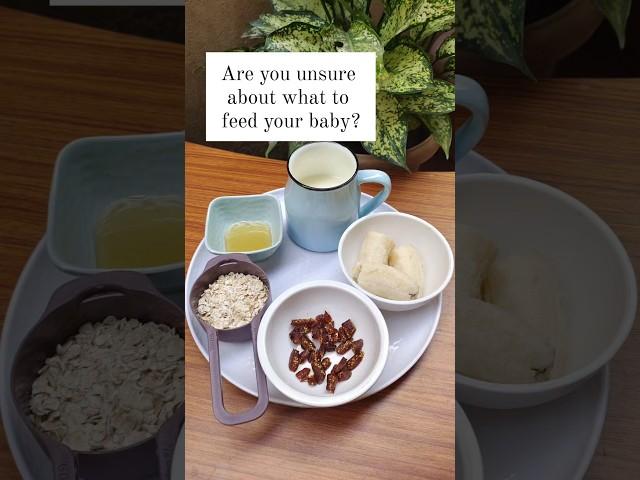 Oatmeal recipe for babies and toddlers | easy oats recipe #babyfood #foodfortoddlers #easyoatsrecipe
