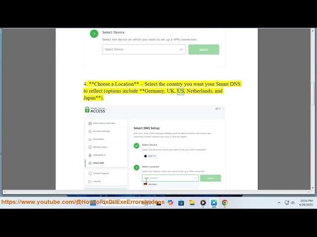Smart DNS: How to set up Private Internet Access PVN Smart DNS?