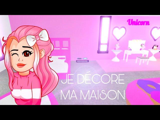 Comment DÉCORER sa Maison et Créer une CHAMBRE POUR LICORNE LÉGENDAIRE Dans ROBLOX ADOPT ME