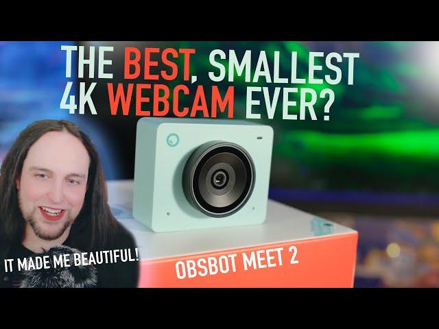 This Changes Streaming - The Best Tiny 4k Webcam? OBSBOT Meet 2 Review & Software Test