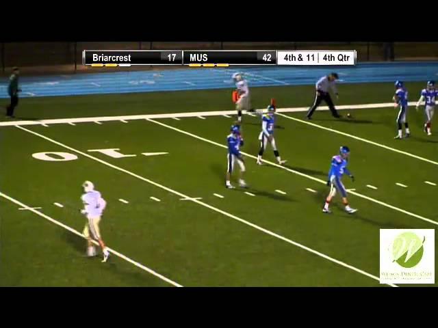 Briarcrest Christian QB Ben Ellis Throws a 31 Yard TD Pass to WR Austin Acuff
