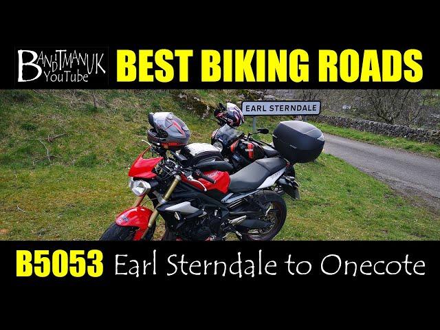 Best biking roads Part 1 B5053 Earl Sterndale to Onecote Peak District UK