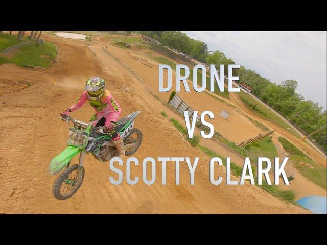 DRONE VS PRO MOTOCROSS RACER