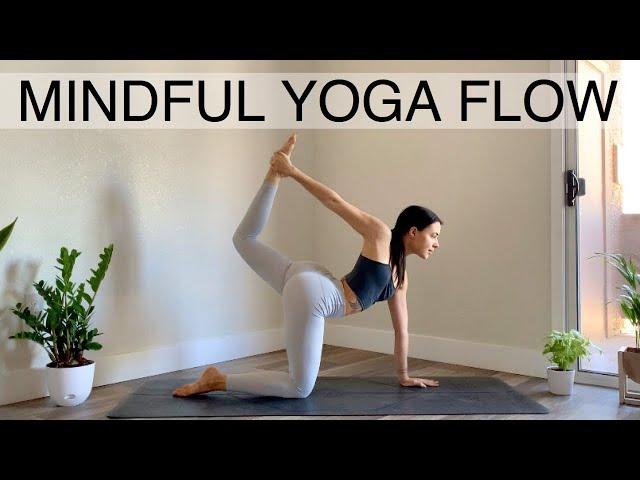 1 Hour Mindful Yoga Flow | Full Body Stretch - Intermediate Level Class