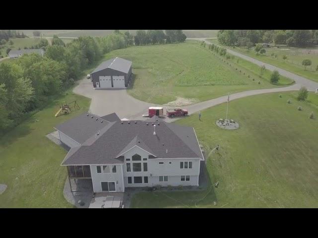 House Wash Drone Footage