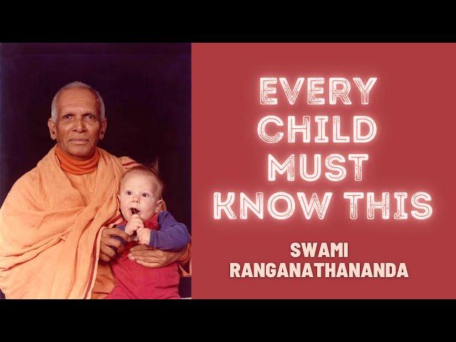 Refresh your mind everyday | Swami Ranganathananda