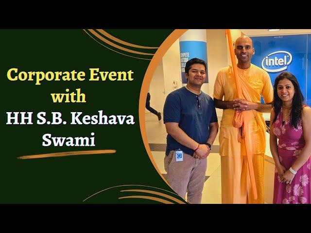 Bhagavad Gita Insights Shared At Intel Corporate Event with @KeshavaSwami