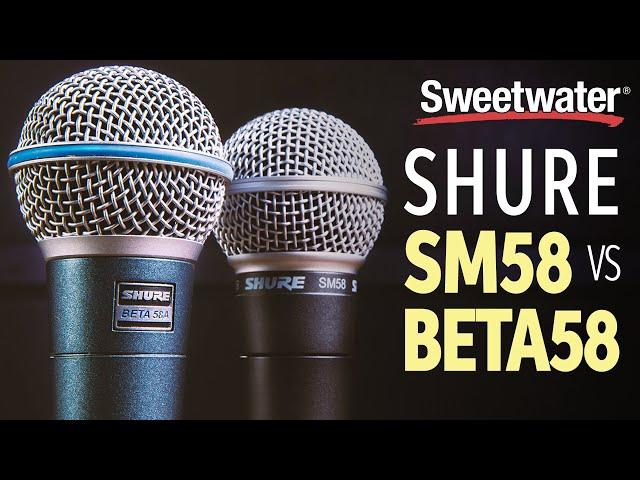 Shure SM58 vs Beta 58 – What's the Difference? 