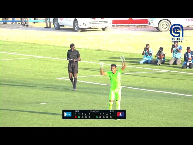 Goos goos: Galmudug 0-0 Banaadir. Pen*(5-4). Tartanka maamu goboleedyada iyo G.Banaadir.