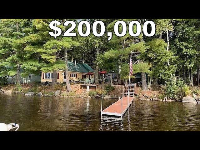 Maine lakefront homes for sale | Cottage on South Branch Lake