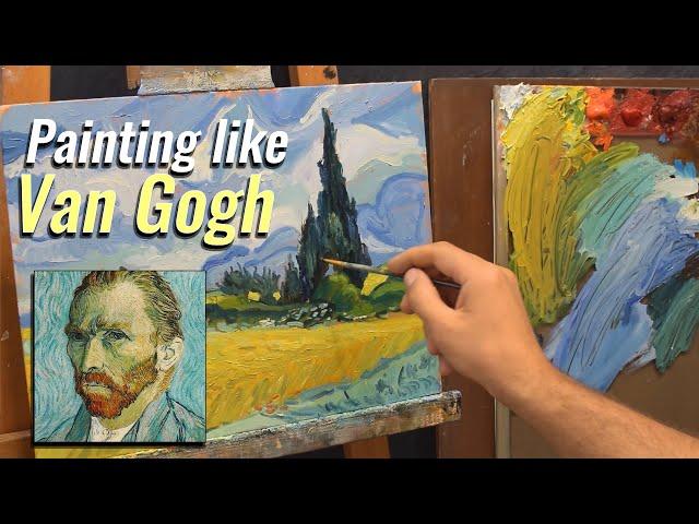 The secrets of Van Gogh's painting technique | Oil painting TUTORIAL