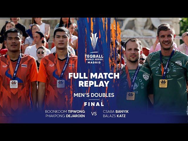 Teqball World Series 2024 -  Madrid | Men's Doubles, Final | Full Match