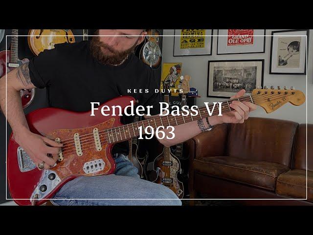 Fender Bass VI 1963 played by Kees Duyts | The Guitar Company