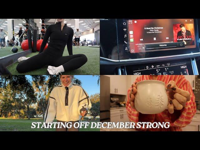 VLOG: workout with me, advent calendars, healthy meals at home, early bedtimes