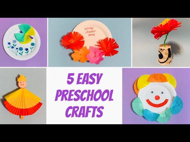 5 easy DIY preschool crafts to make with cupcake liner