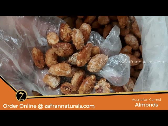 Sweet and Best Quality Almond Australian Carmel | Zafran Naturals