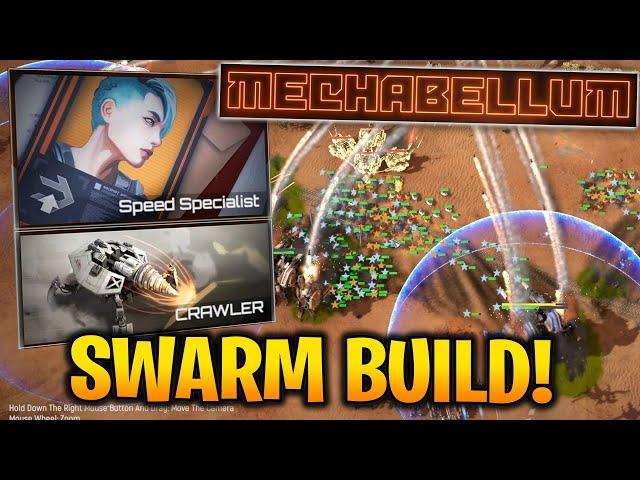 CRAWLER SWARM STRATEGY - This Unit Build = EASY WINS with Speed Bonus! - Mechabellum Gameplay Guide