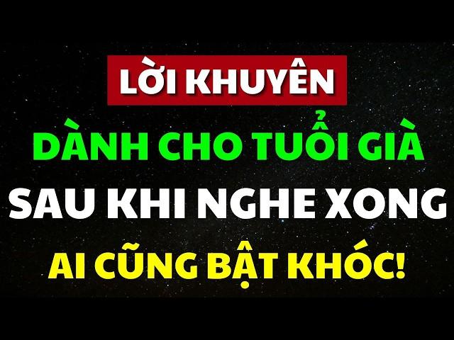 Lời Khuyên Sâu Sắc Dành Cho Người Già Từ 1 Giáo Sư Về Hưu, Nhiều Người Nghe Xong Đã Bật Khóc!