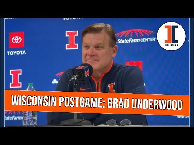 Wisconsin postgame: Illini coach Brad Underwood press conference