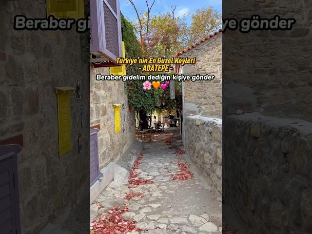 Türkiye’nin en güzel köylerinden biri Adatepe #adatepe #adatepeköyü #çanakkale #gezilecekyerler