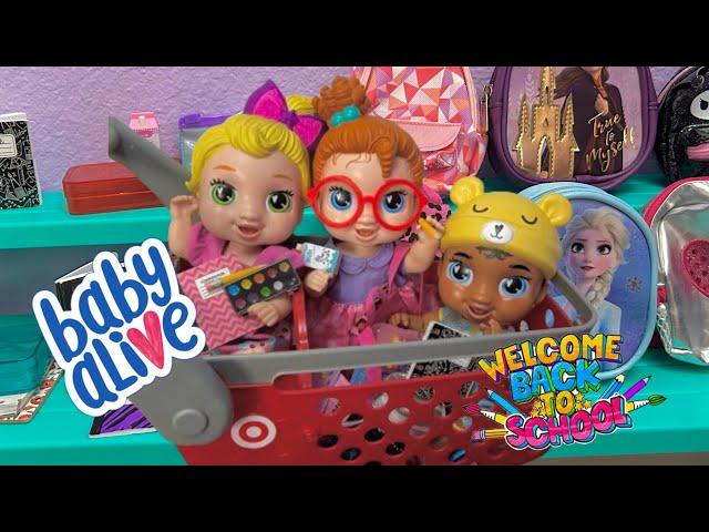 Back to School Shopping with Baby Alive dolls!️