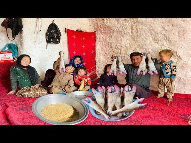 Recipe Of Cow Trotters Delicacy | Traditional Afghanistan Village Food Cooking