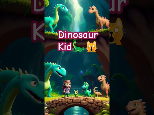 Dinosaur in the Jungle| Dancing for Toddlers #animalsbook  #animalstories #shortsfeed #funny