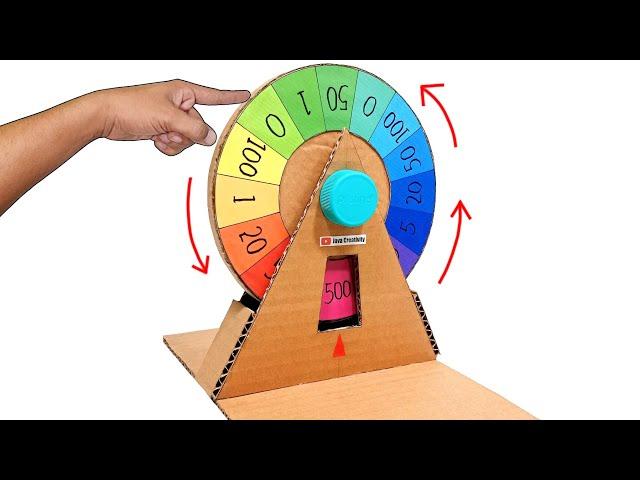 How To Make Spinning Wheel With Cardboard, How To Make a Spinning Wheel DIY Wheel, Prize Wheel