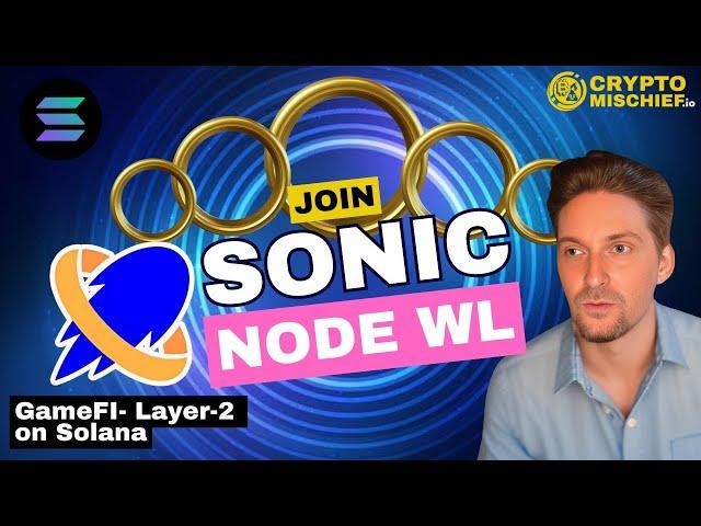 SONIC SVM | FIRST GAMING LAYER ON SOLANA | WL OPEN FOR SCC DAO