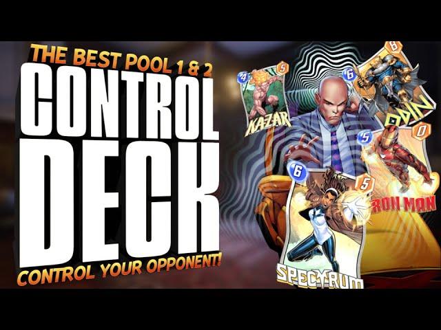 The BEST Control Deck to Climb Ranks QUICK | Pool 1 | Pool 2 | Marvel Snap Deck Guide