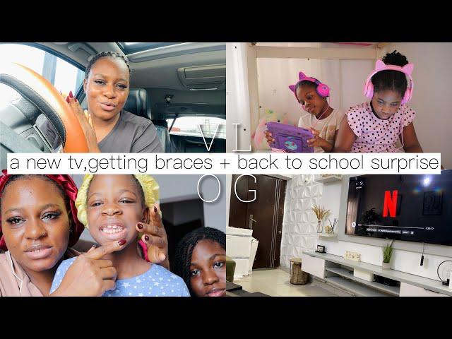 Our Family Bonding Time Is Back, New TV, Getting Braces & A Back To School Surprise!