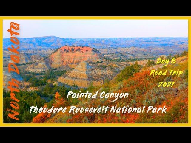 PAINTED CANYON AT THEODORE ROOSEVELT NATIONAL PARK | NORTH DAKOTA | MEDORA