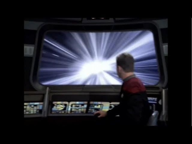 Old Star Trek Going To Warp CGI vs Discovery CGI - In ship perspective