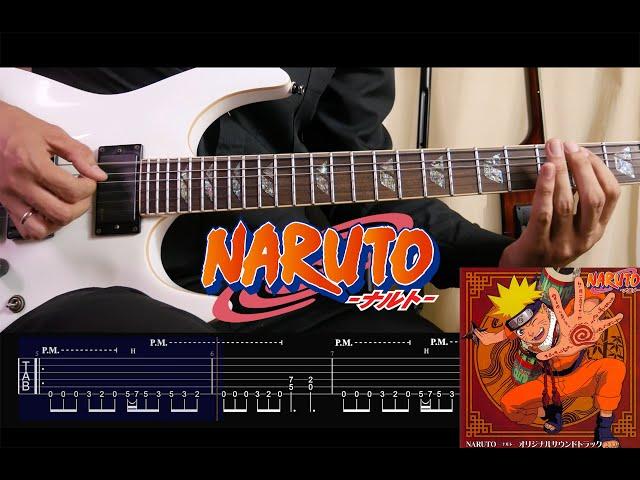 Naruto - The Raising Fighting Spirit: Guitar Cover & Accurate Tab