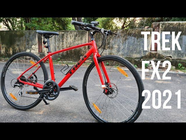 TREK FX 2 Disc 2021 Radioactive Red - First Look , Walkaround, Overview | Best Hybrid Bike