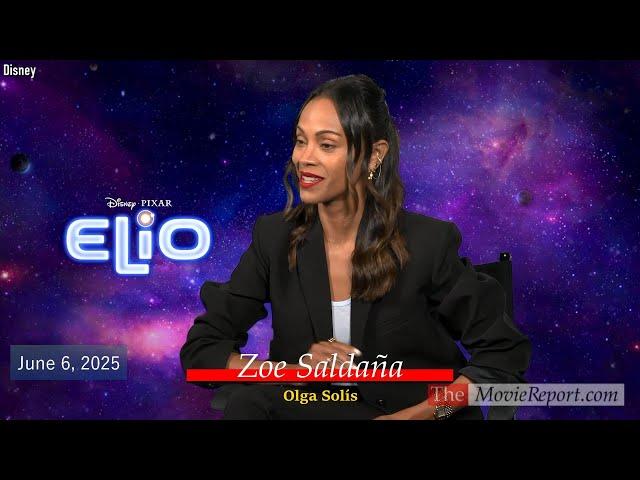 ELIO movie Zoe Saldaña interview / entrevista en español - 6 de junio 2025 4K
