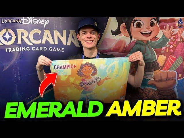 WORLD'S FIRST SET 5 CHAMPION  EMERALD AMBER  SONGS DISCARD DECK