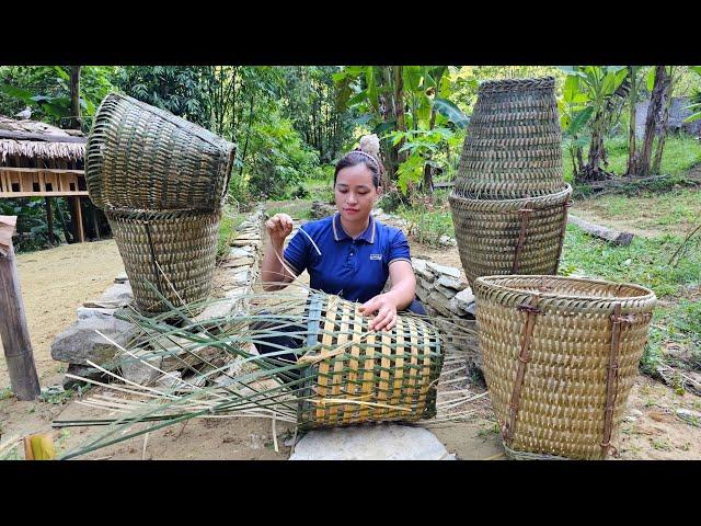 How To Weave Bamboo Baskets By Hand - Dog Care - Live Whit Nature - Lý Thị Ca