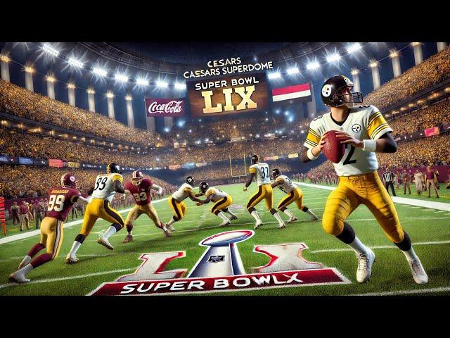 Madden NFL 25 Arcade (PIT Vs. WAS) [Super Bowl LIX Prediction] PS5