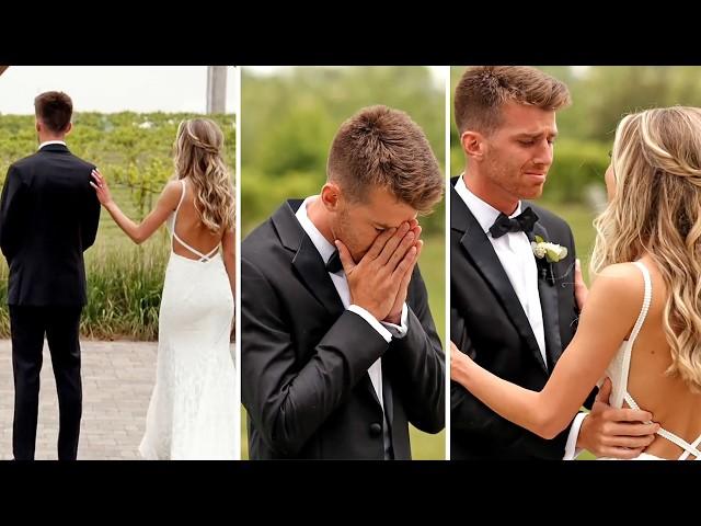 The Sweetest First Look Moments You’ve Seen | Emotional Moments